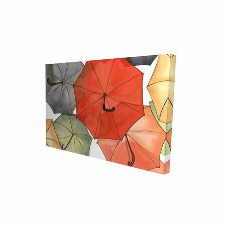 BEGIN HOME DECOR 20 x 30 in. The Umbrellas of Petit Champlain-Print on Canvas 2080-2030-MI109